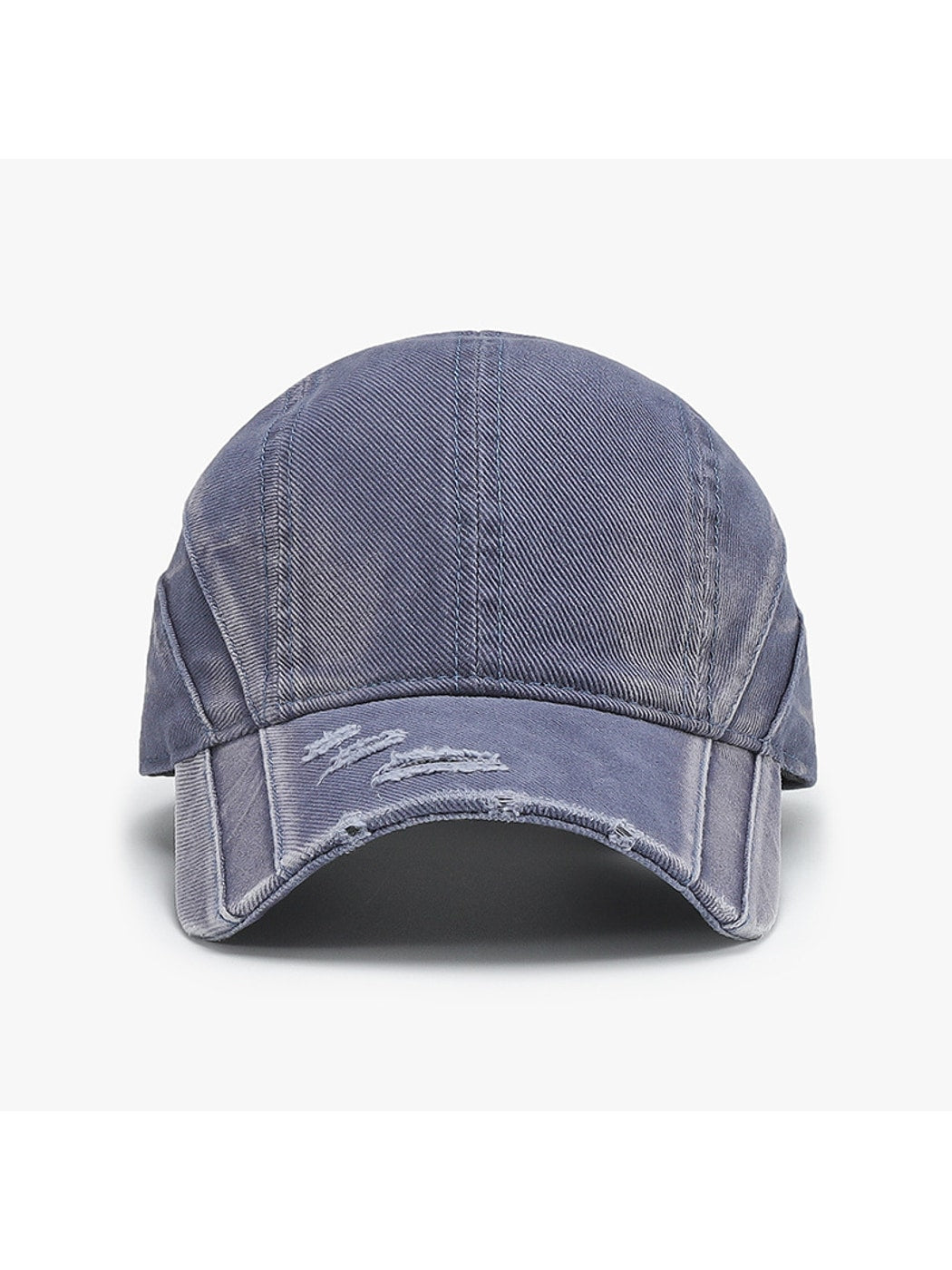Haila - Distressed Adjustable Curved Brim Baseball Cap