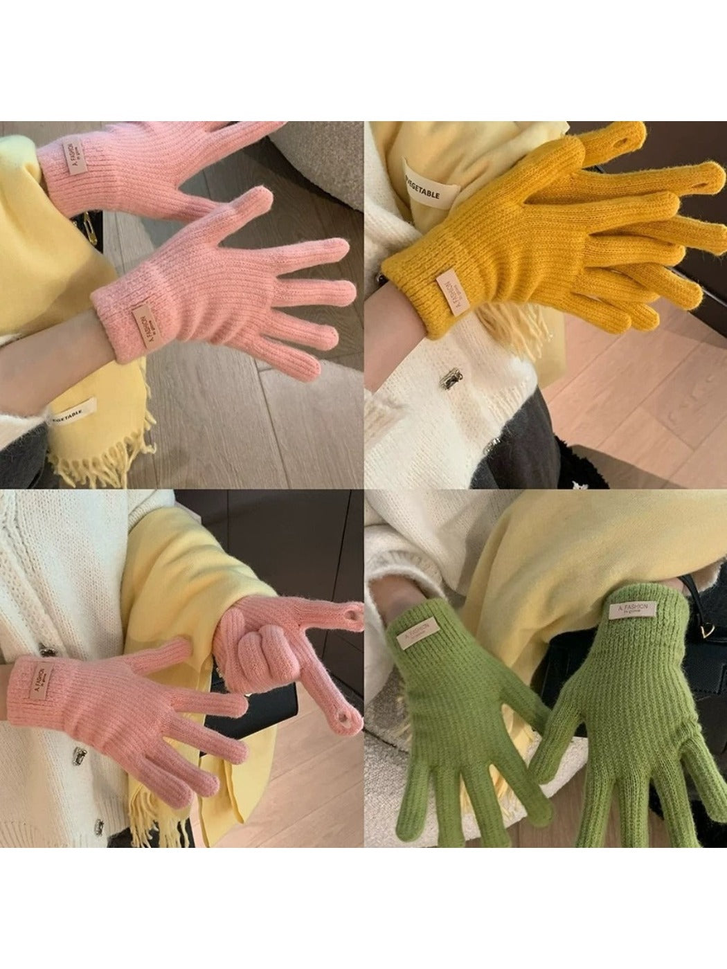 Gloving - Touchscreen Knit Gloves for Women Winter