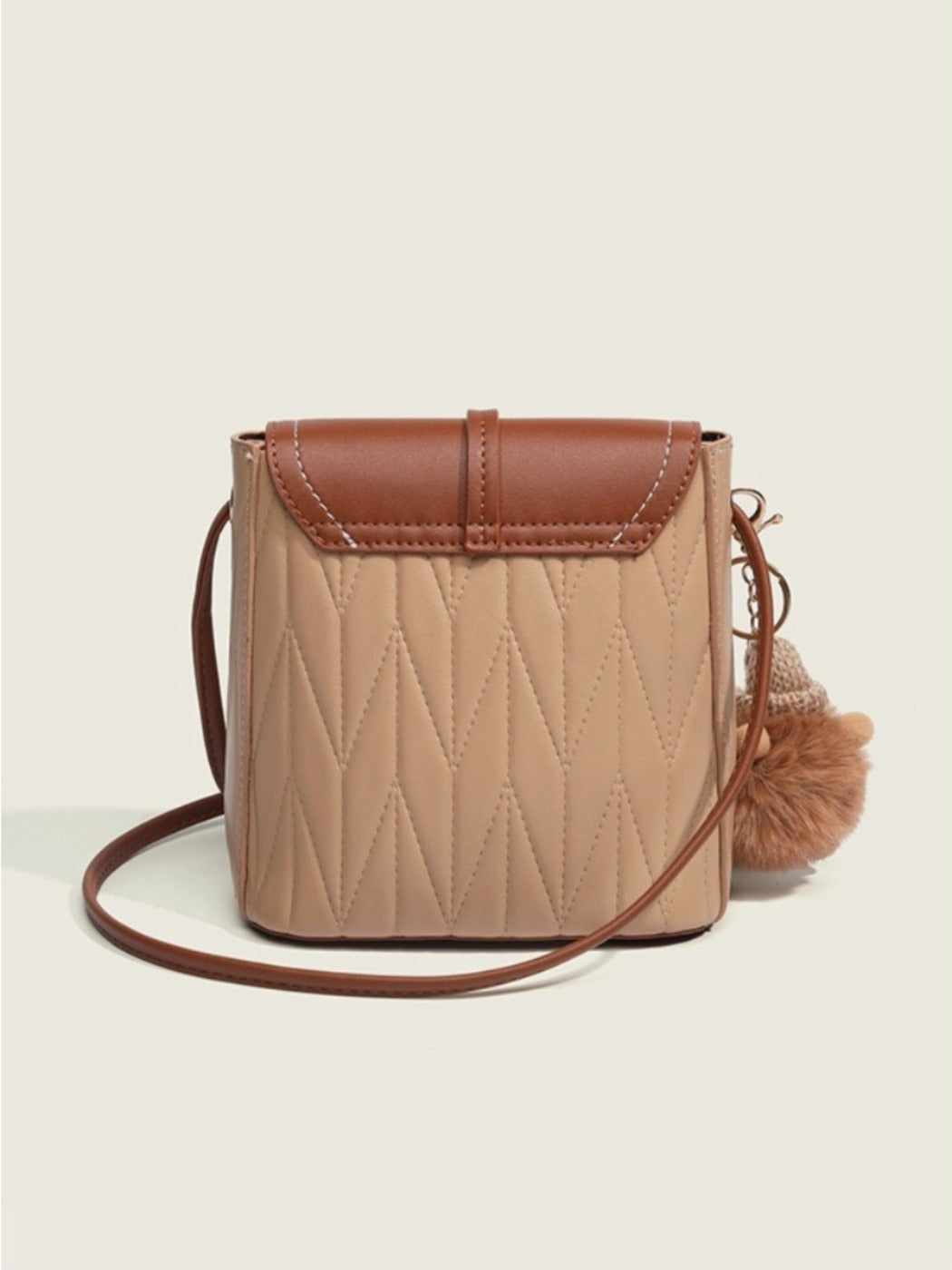 Cosbai - Simple Color-Block Crossbody Bag – Playful & Practical