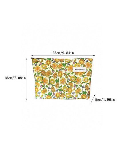Cosbai Sunflower Print Toiletry Bag product image