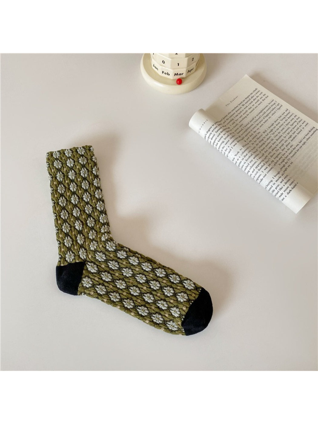 Rufia - Cluster Bloom Pattern Crew Socks