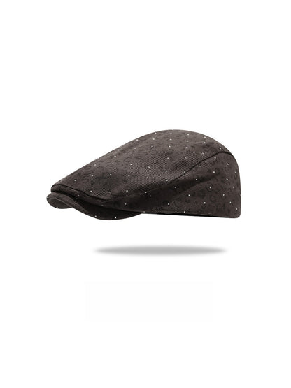 Haila - Wide Brim Round Top Newsboy Cap