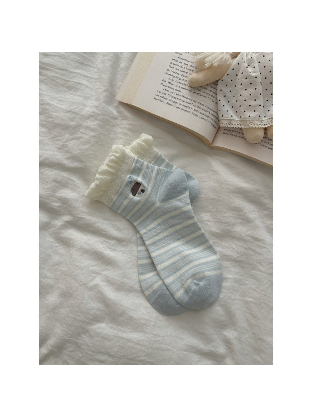 Rufia - Cute Animal Embroidered Crew Socks product image 3
