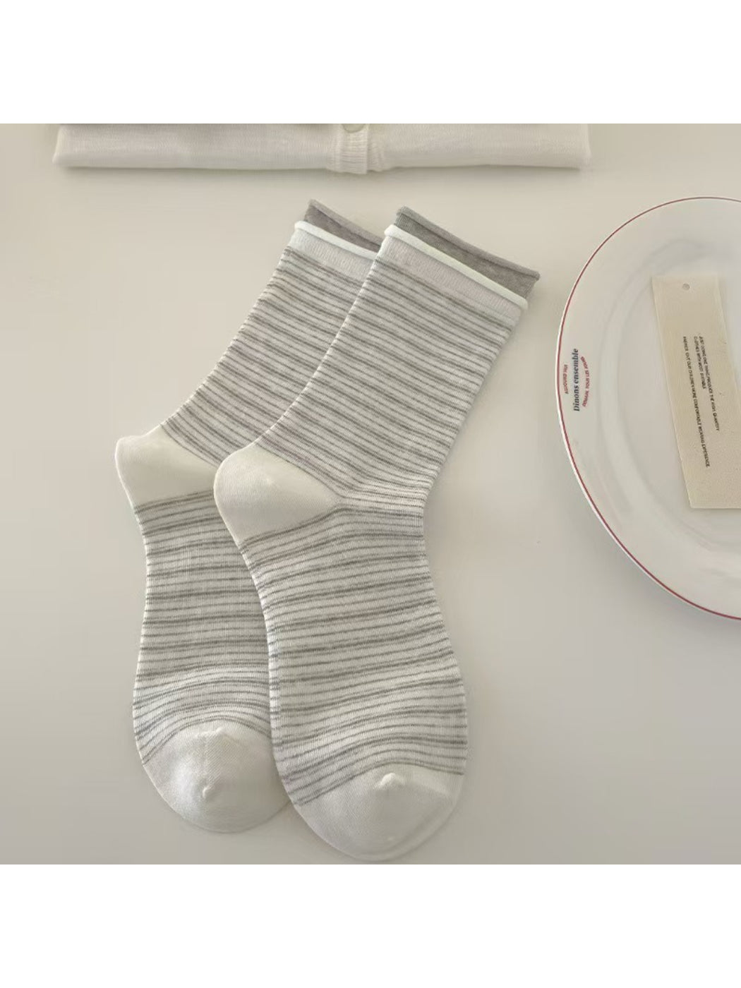 Rufia - Polka Dot Scallop Edge Crew Socks product image 7