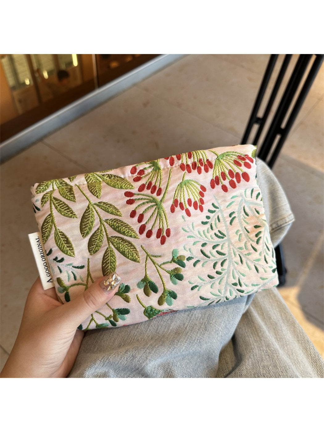Cosbai Botanical Floral Cosmetic Bag product image
