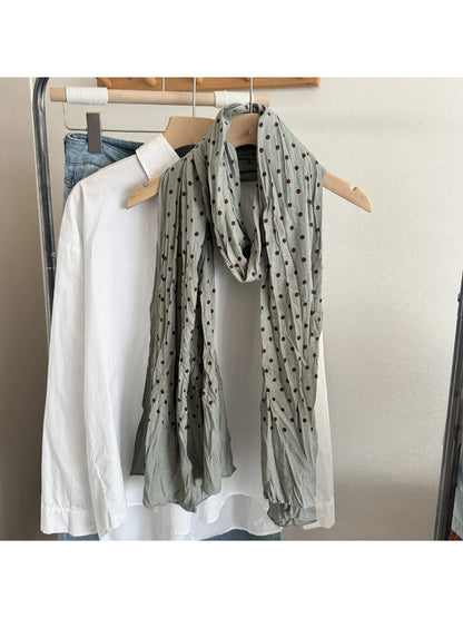 Scarvii - Polka Dot Lightweight Spring Scarf