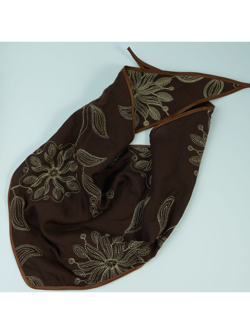 Scarvii Retro Flower Embroidered Bandana Scarf product image