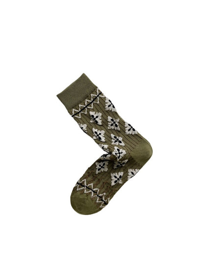 Rufia - Japanese Style Retro Mid-calf Socks – Unisex & Comfy