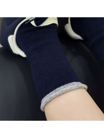 Rufia - Contrast Trim Crew Socks