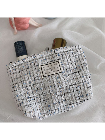 Cosbai - Soft Tweed Everyday Cosmetic Pouch