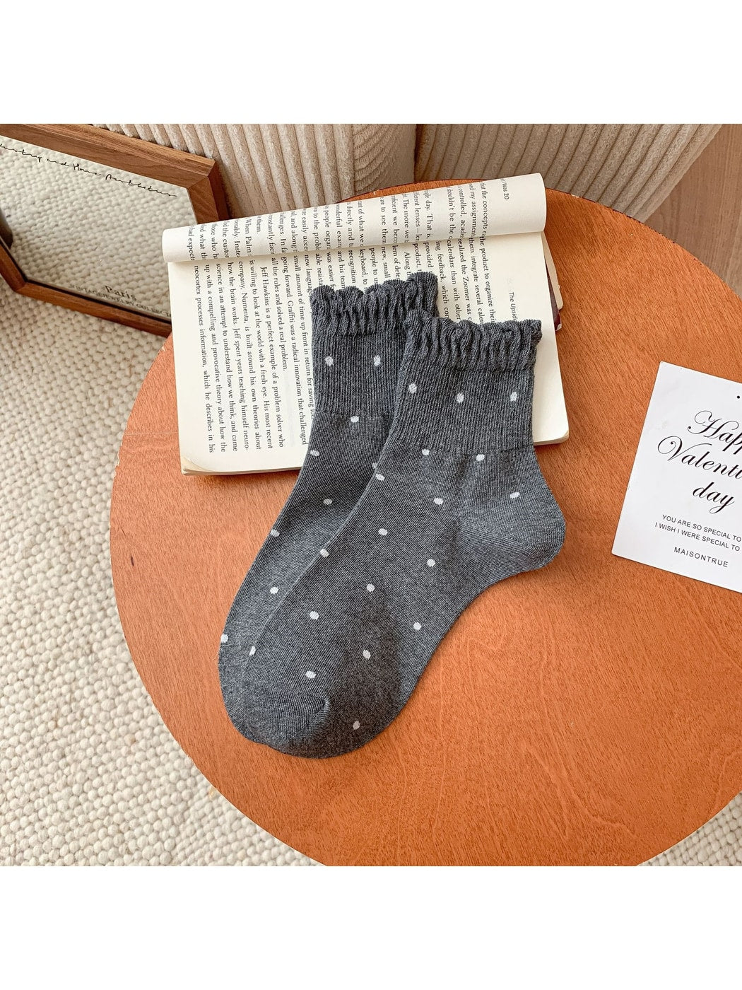 Rufia - Women's Polka Dot Ruffle Socks