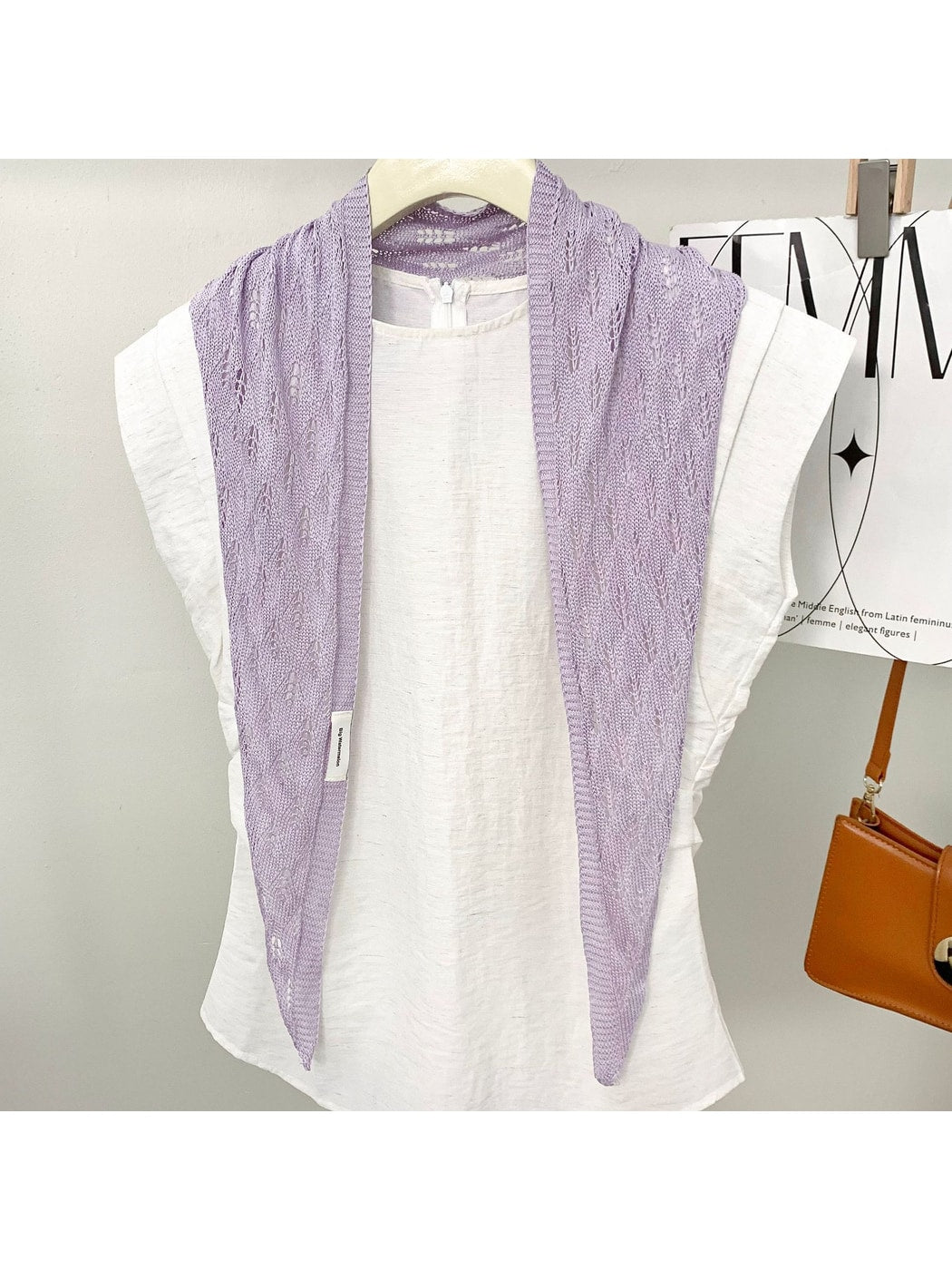 Scarvii - Sweet Style Knit Look Triangle Bandana