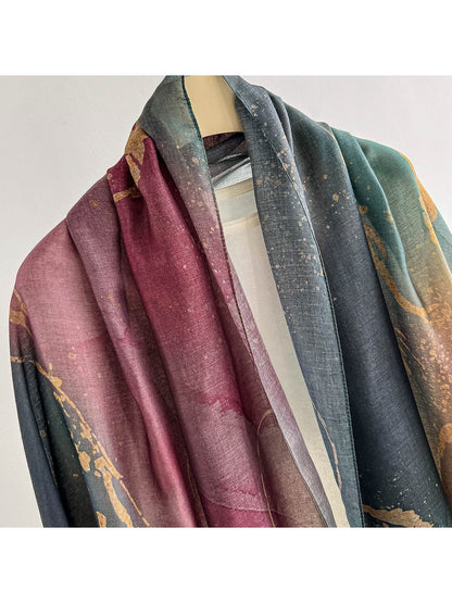 Scarvii - Modern Geometric Printed Summer Wrap Scarf