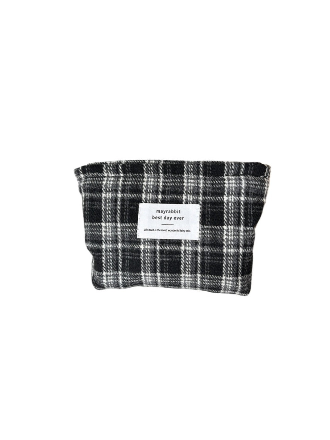 Cosbai – Vintage Plaid Toiletry & Cosmetic Bag