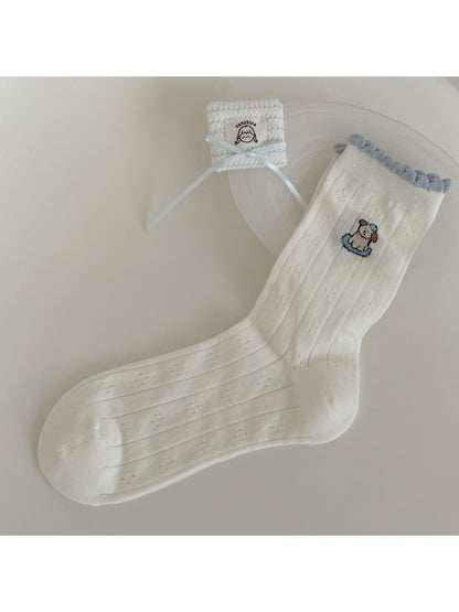 Rufia - Cute Cartoon Patterns Casual Crew Socks