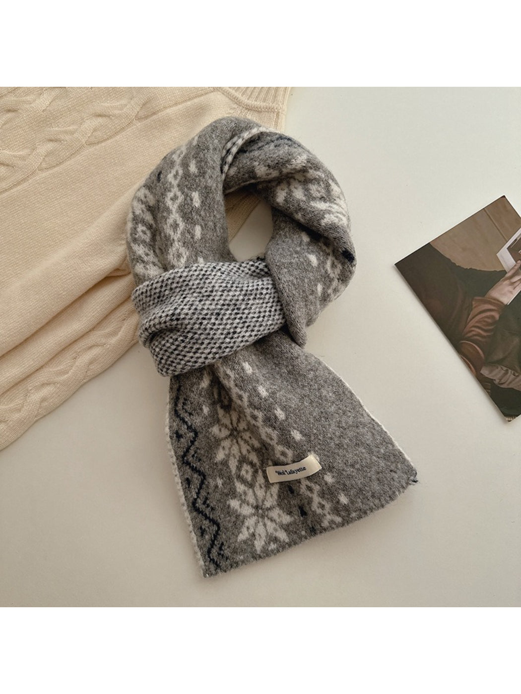 Scarvii - Nordic Pattern Winter Scarf