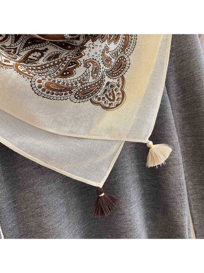 Scarvii - Boho Paisley Square Scarf