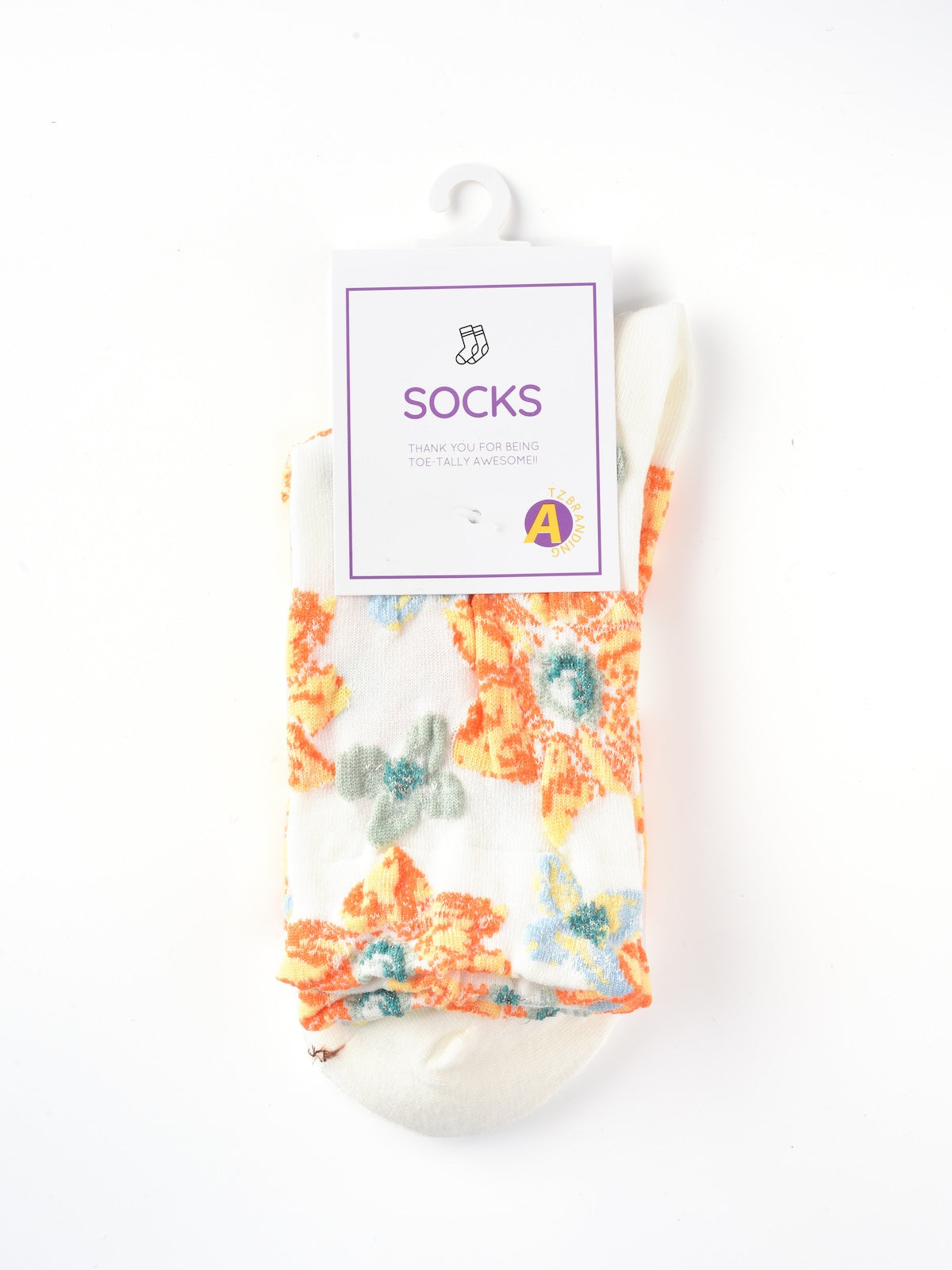 Rufia – Capsule Bold Bloom Pattern Crew Socks