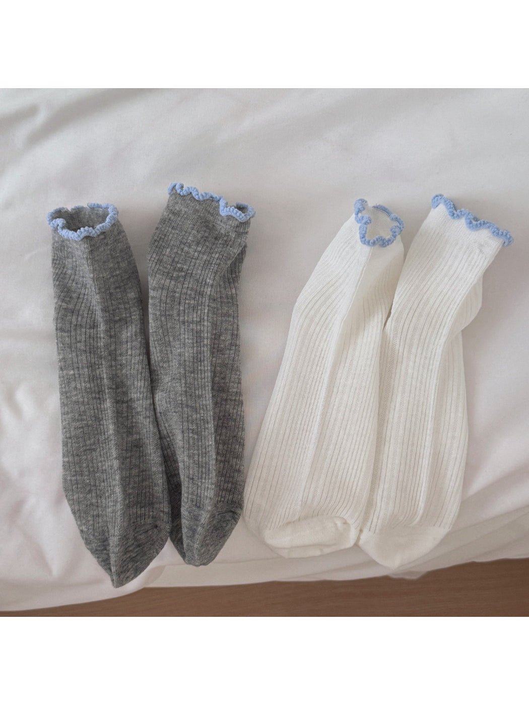 Rufia - Soft Ribbed Frill Ankle Socks product image 1