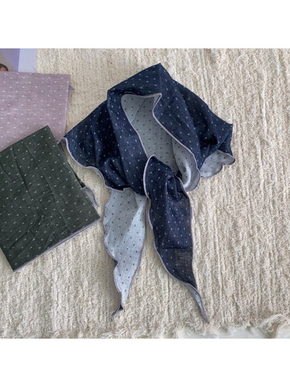 Scarvii Soft Dotted Triangle Scarf