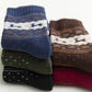 Rufia - Mid-Calf Winter Socks with Christmas Patterns - 5 Pairs/Pack