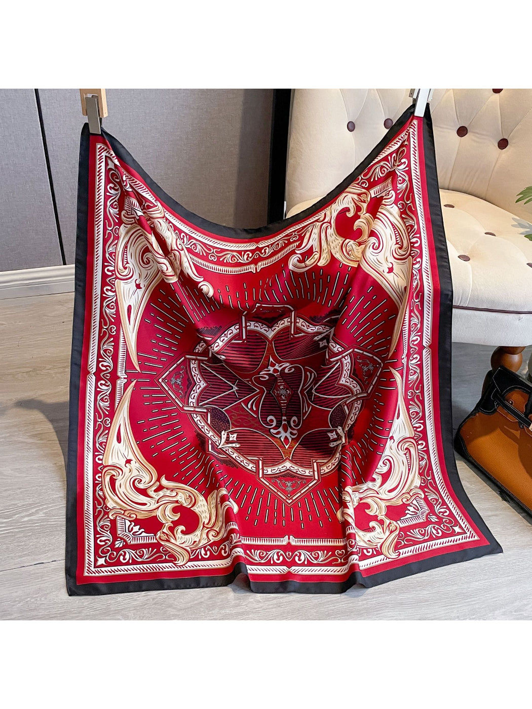Scarvii - Baroque Crest Square Scarf