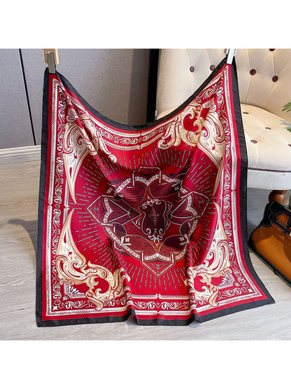 Scarvii - Baroque Crest Square Scarf