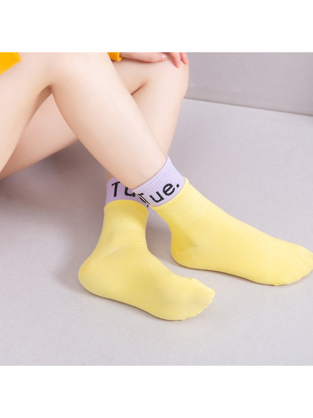 Rufia - Monday to Sunday Text Colour Crew Socks product image 4