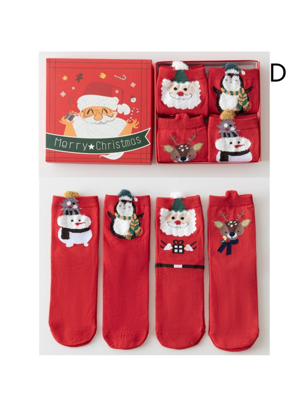 Rufia - Christmas Socks Gift Box Set - Cute & Festive