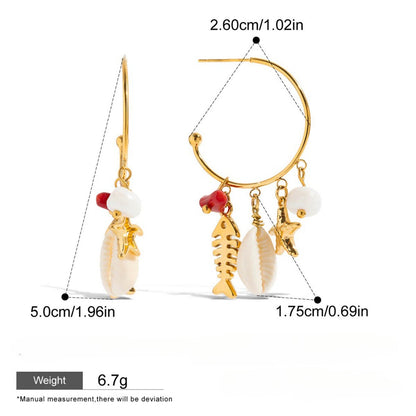 Earwish - Golden Tassel Earrings - Luxe Oceanic