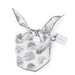 Scarvii - Paisley Print Triangle Scarf with Lace Edge