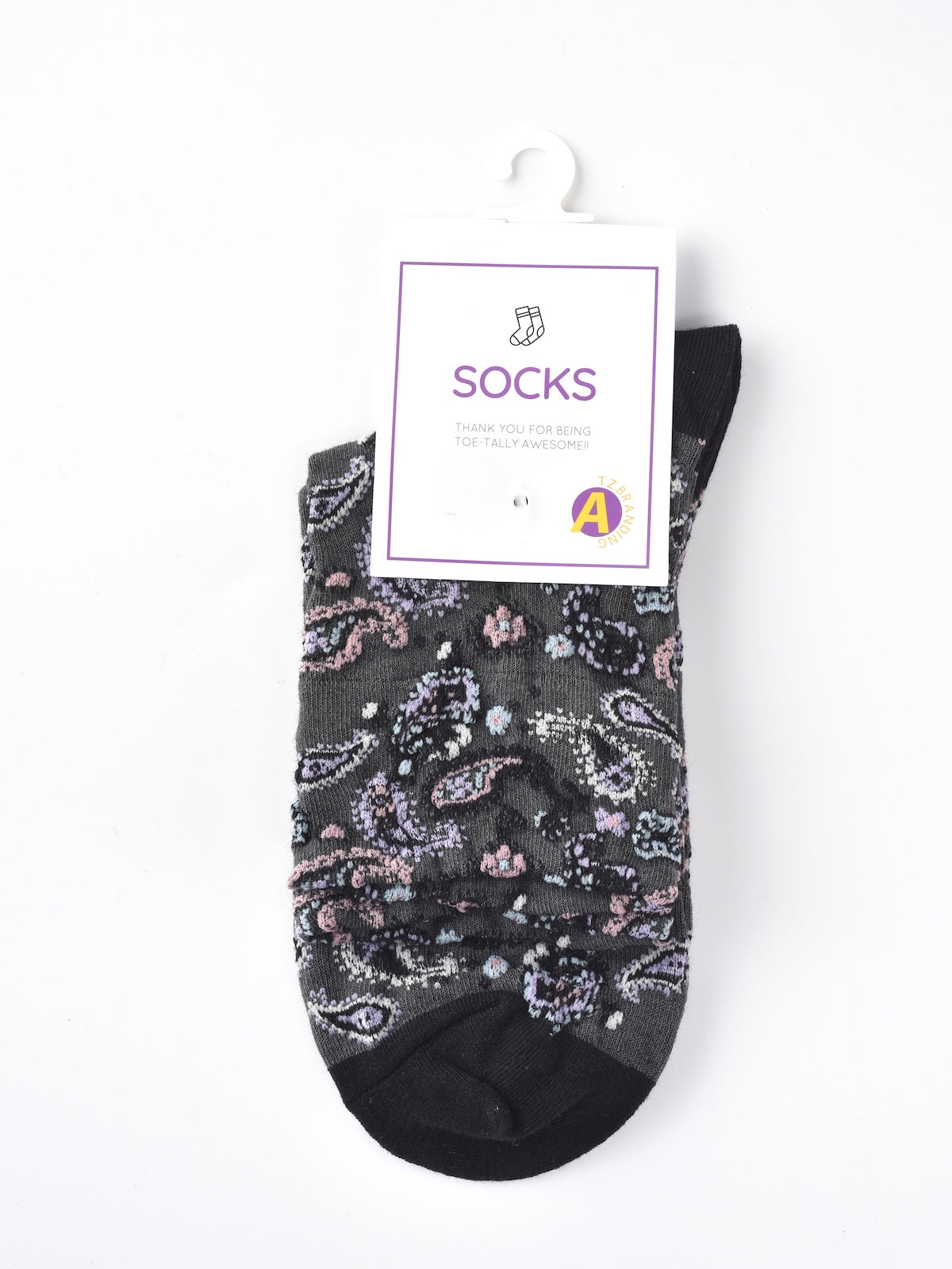 Rufia – Capsule Paisley Pattern Crew Socks
