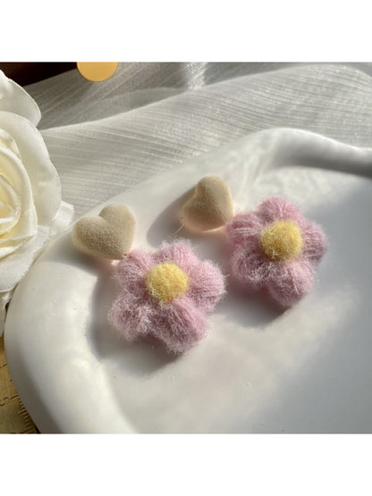 Earwish - Sweet Flower Drop Earrings
