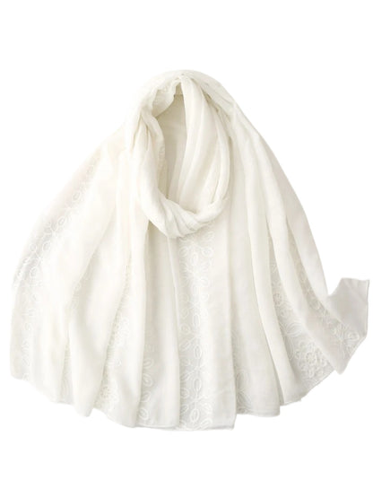 Scarvii - Floral Vine Lightweight Wrap Scarf