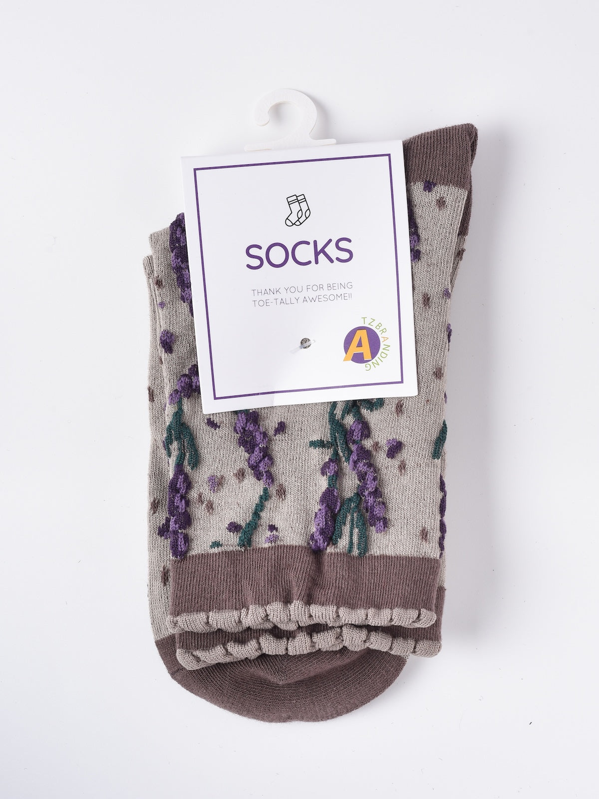 Rufia - Vintage Floral Relief Crew Socks
