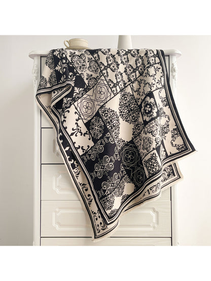 Scarvii - Vintage Classic Palace Print Shawl & Scarf
