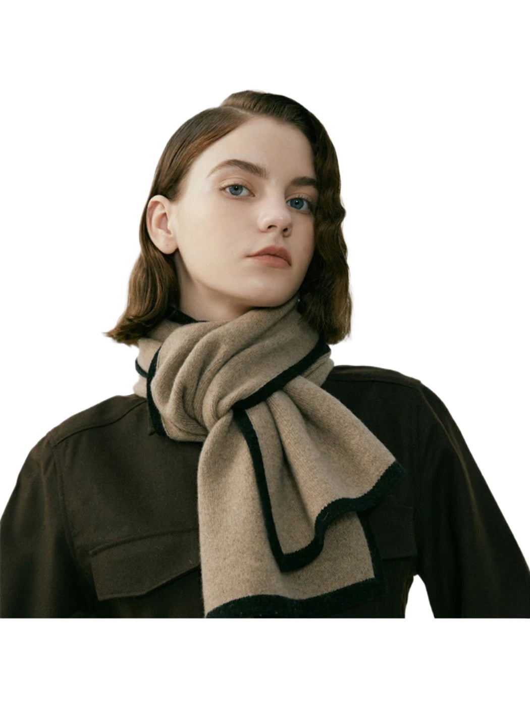 Scarvii - Contrast Knitted Scarf