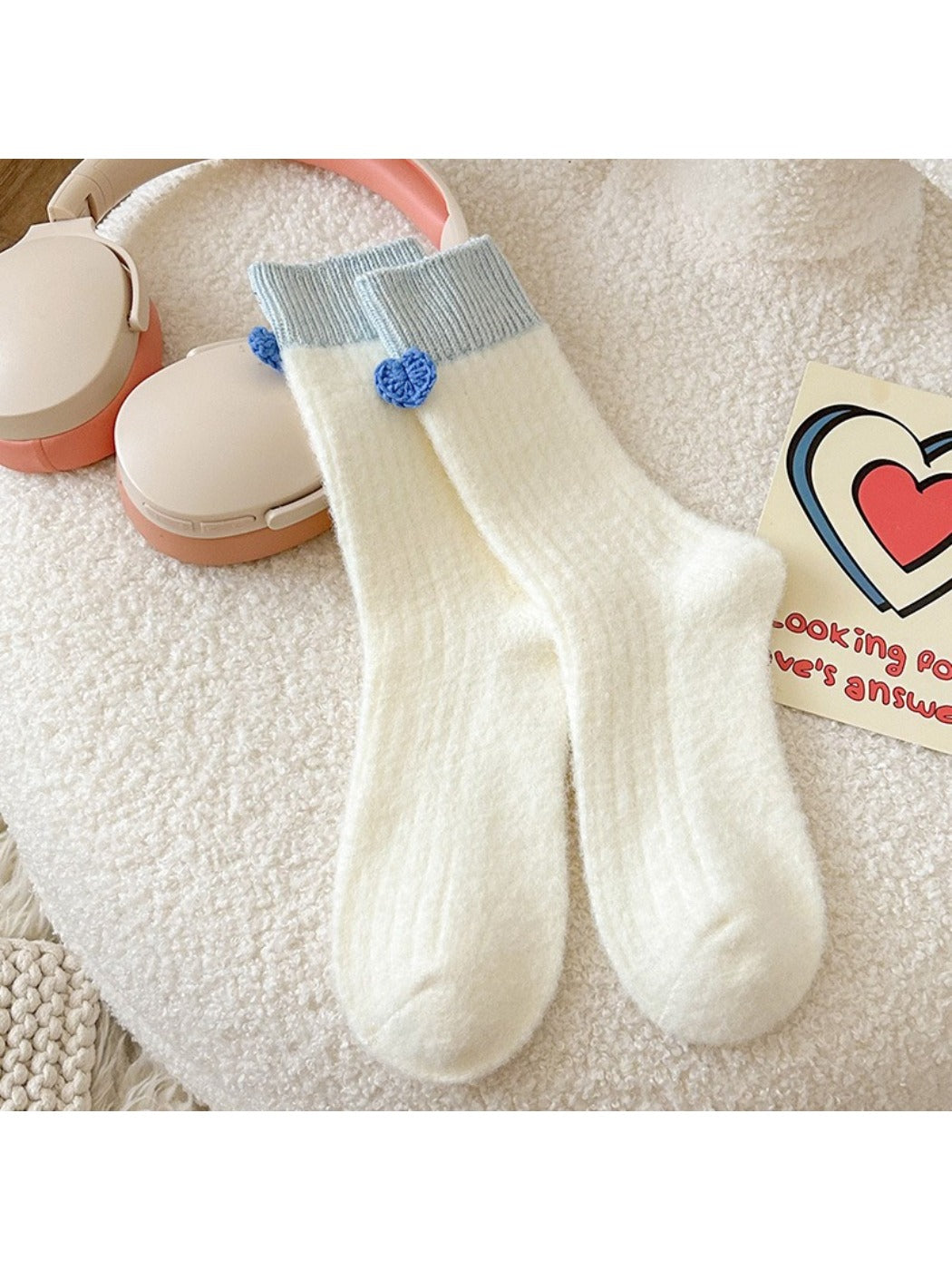 Rufia - Plush Touch Floral Crew Socks product image 3