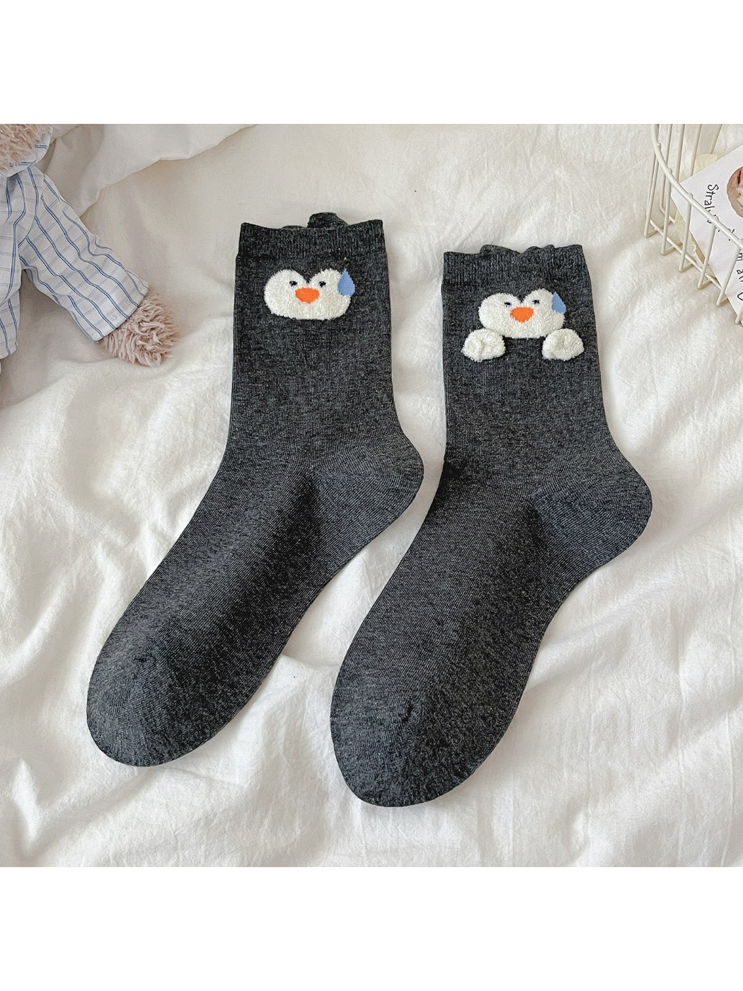 Rufia - Playful Penguin Design Soft Crew Socks product image 5