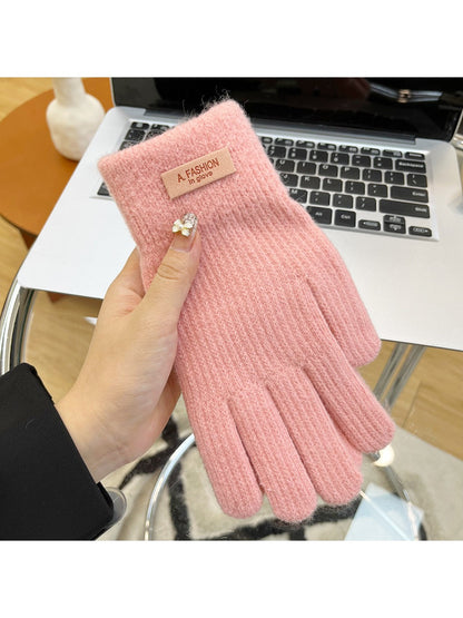 Gloving - Candy Color Touchscreen Knit Gloves