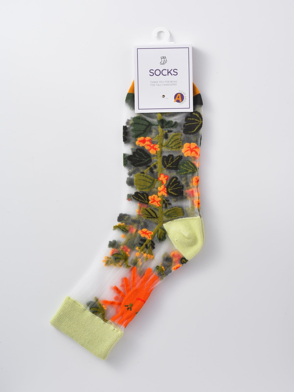 Rufia - Delicate Floral Summer Socks