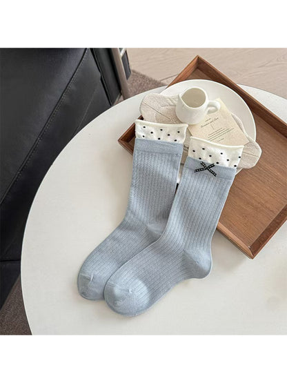 Rufia - Layered Dot Trim Crew Socks product image 7