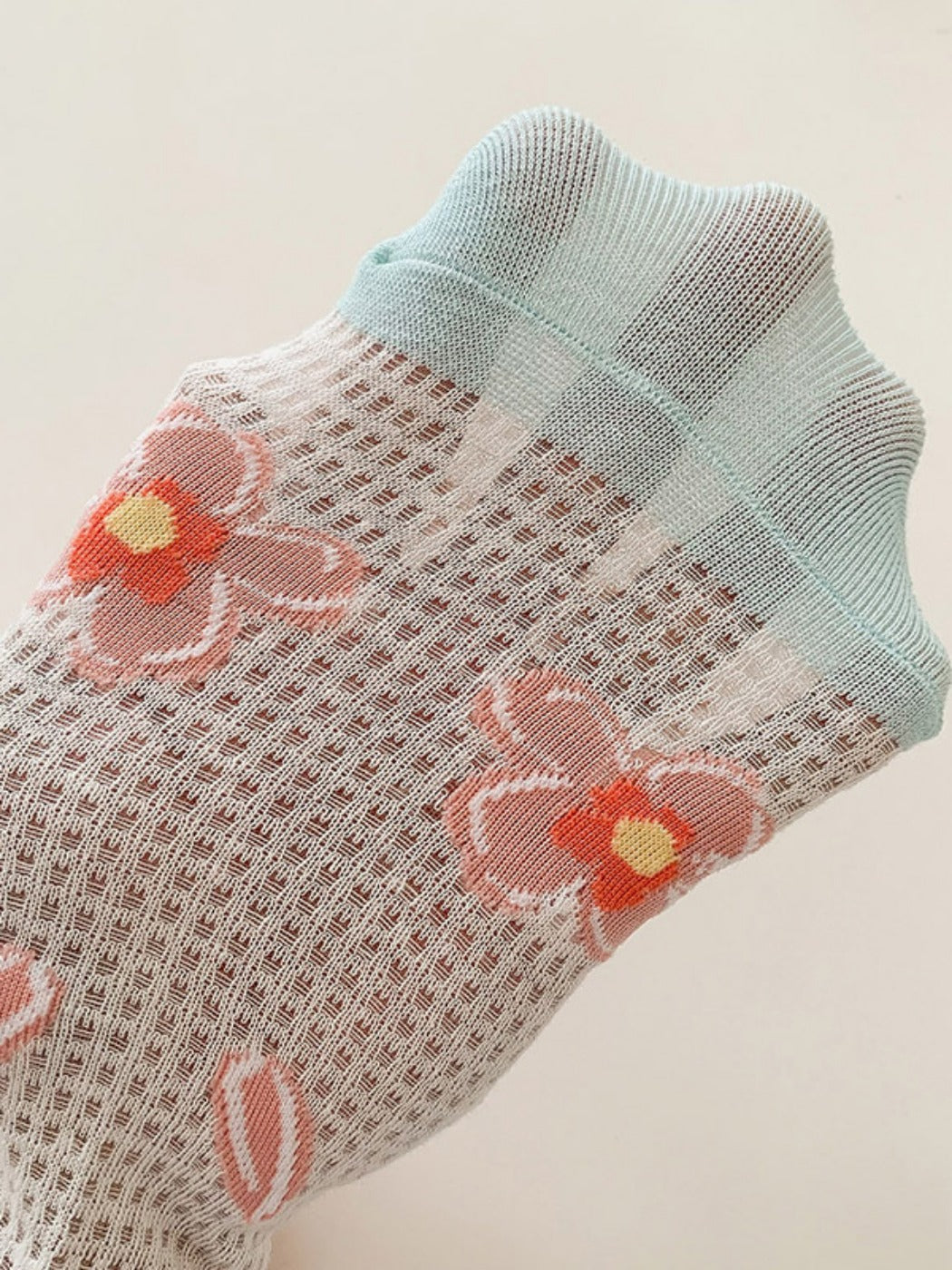 Rufia - Sweet Floral Print Mid-Calf Socks – Fresh & Feminine