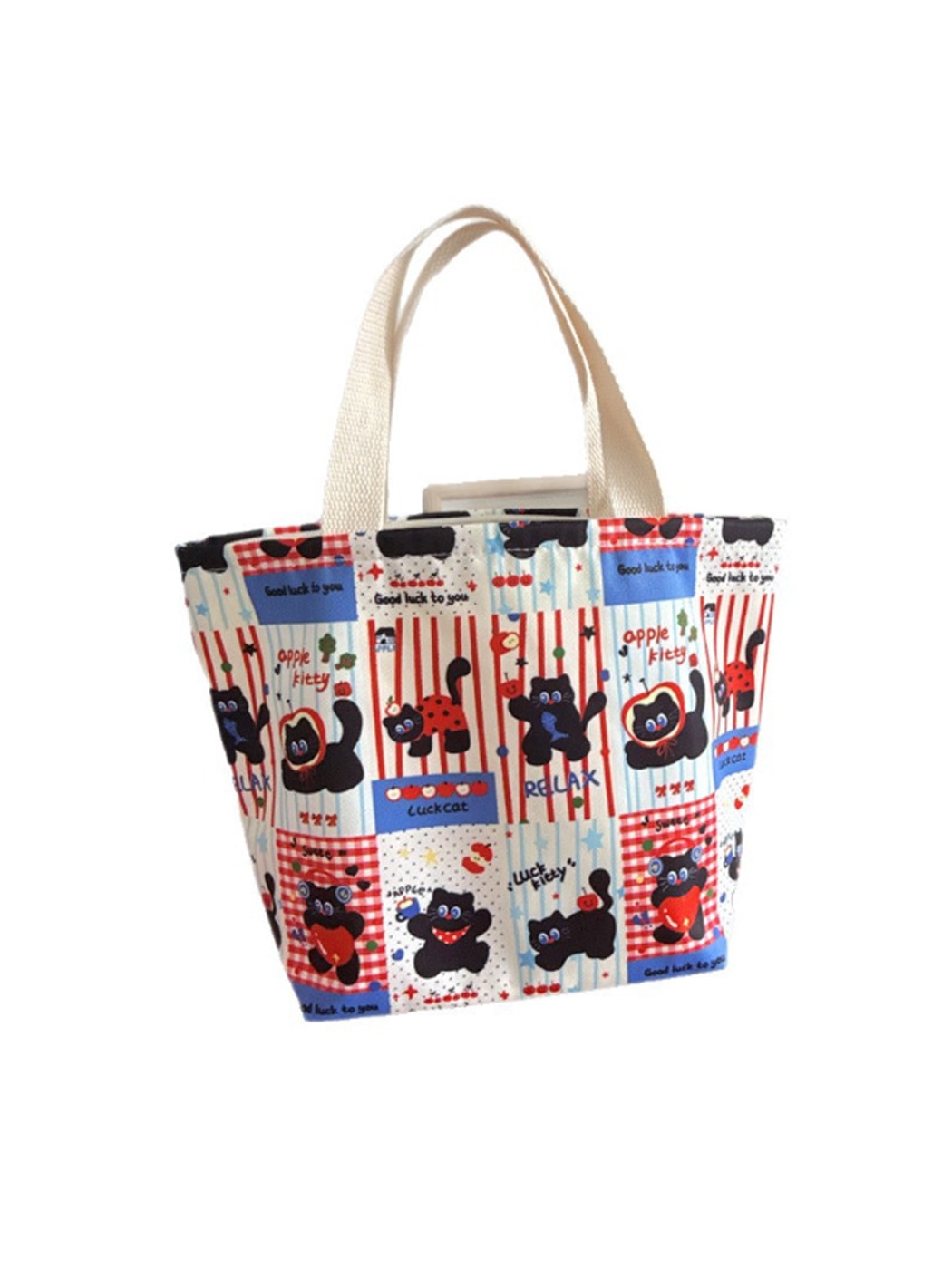 Cosbai - Rectangular Zipper Hand-Carry Lunch Bag