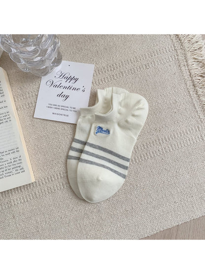 Rufia - Stripe Ankle No Show Socks product image 8