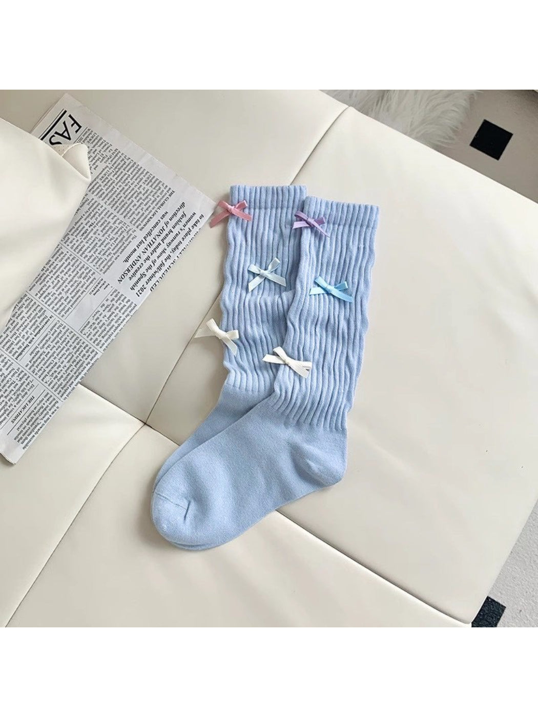 Rufia - Mini Ribbon Bow Crew Socks product image 6