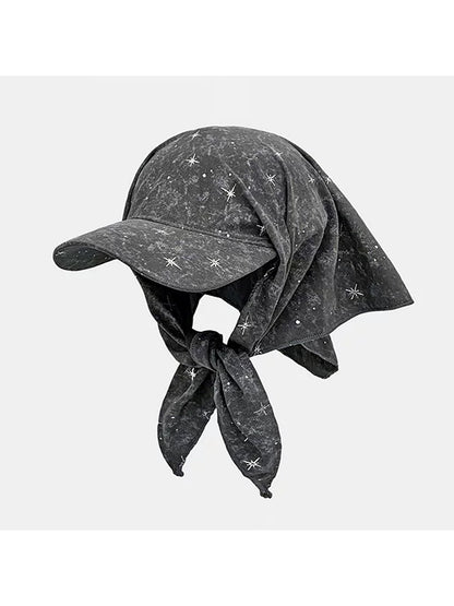 Haila Star Pattern Retro Bandana Cap product image