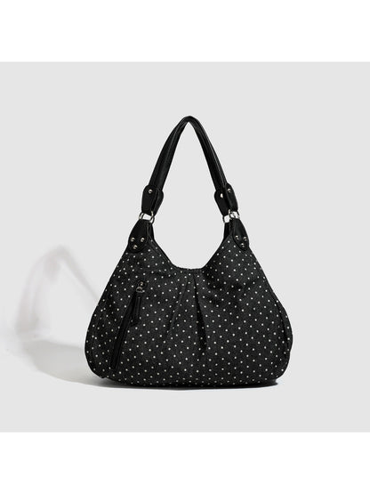 Cosbai - Polka Dot Everyday Shoulder Bag