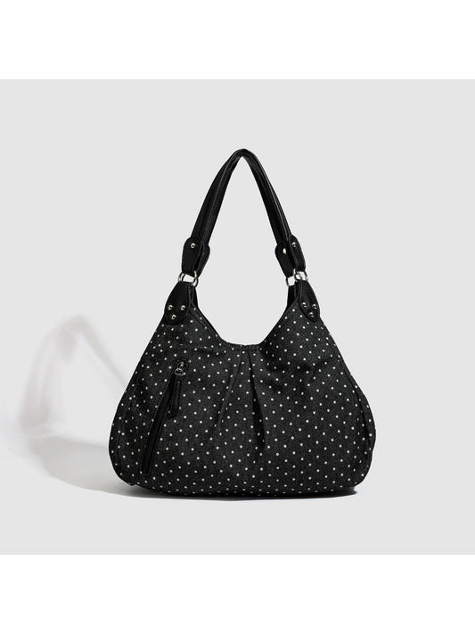 Cosbai - Polka Dot Everyday Shoulder Bag