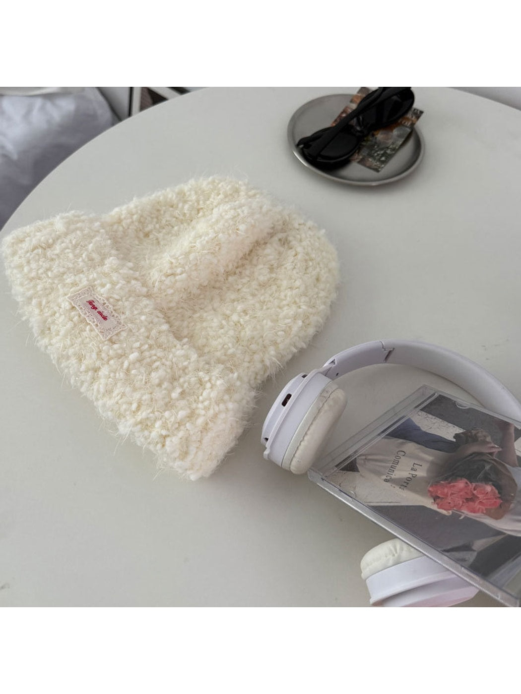 Haila - Sweet Textured Long Winter Knit Scarf